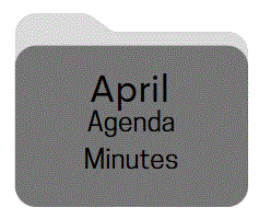 gray folder accessing the agenda and the meeting minutes