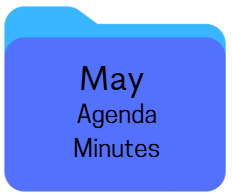 Blue folder which links to the Meeting minutes